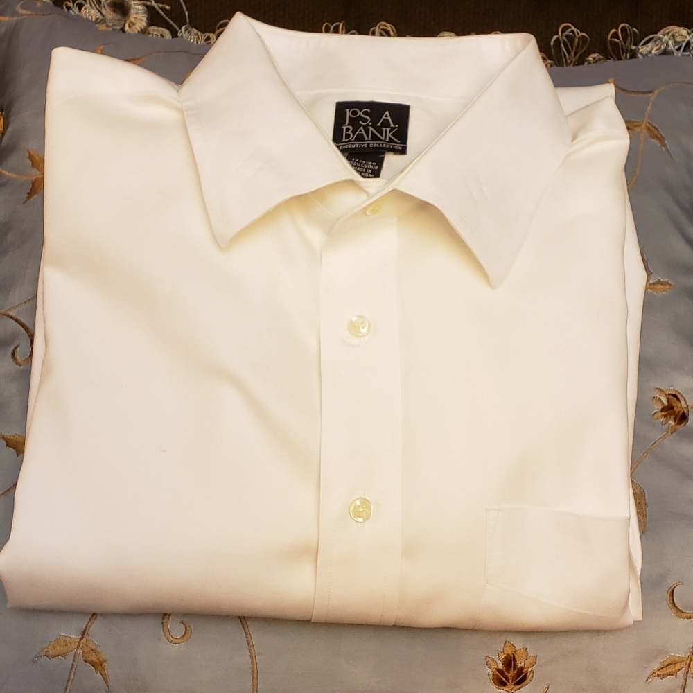 Jo'S. A. BANK WHITE SHIRT SZ 17.5 -35 - Picture 6 of 8